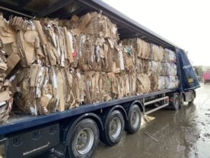 cardboard recycling northampton